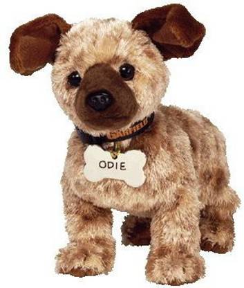TY Beanie Babies Odie The Dog ( Garfield Movie )