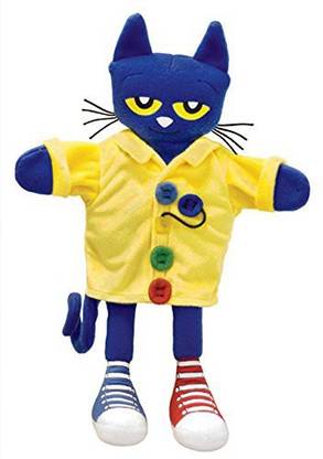 MerryMakers Pete the Cat and His Four Groovy Buttons Hand Puppet, 14.5-Inch  - 25 inch