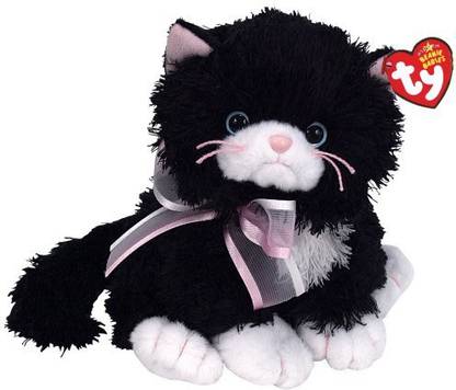 TY Beanie Babies Cabaret Black And White Cat
