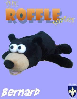 REGAL ELITE, INC Roffle Mates Laughing Electronic Bernard The Black Bear  - 105 inch