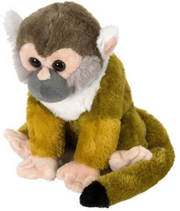 WILD REPUBLIC Cuddlekin Squirrel Monkey 12" Plush  - 8 inch