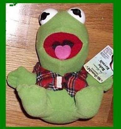 Muppets Kermit The Frog 8" Ba Kermit Mcdonald'S Plush