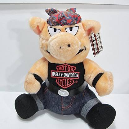 Harley Davidson Hog Dew Rag Plush School Bag