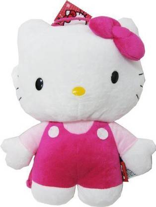 Fab Sanrio Hello Kitty 14" Tall Plush Backpack Pink School Bag