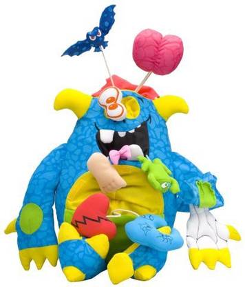Play Along Feature Gross Out Doodle Monster Blue