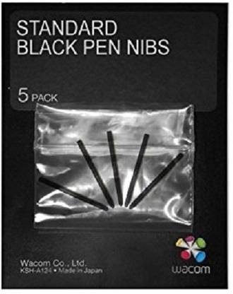 WACOM Standard Black Nibs (Pack of 5) Stylus