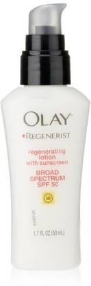 OLAY Sunscreen - SPF 50 PA+++ Regenerist Regenerating Lotion With Sunscreen Broad Spectrum