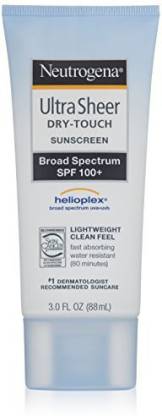 NEUTROGENA Sunscreen - SPF 100 PA+ Ultra Sheer Dry Touch Sunscreen