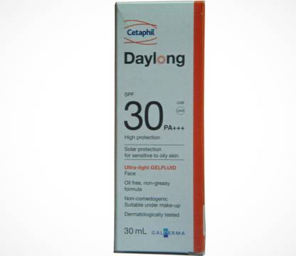 Cetaphil Sunscreen - SPF 50 PA+++ Daylong Ultra-light GELFLUID