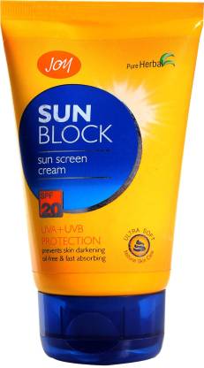 Joy Sunscreen - SPF 20 Sun Block Sunscreen Cream