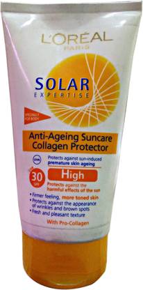 L'Oréal Paris Sunscreen - SPF 50 PA+ Solar Expertise Anti-Ageing Suncare Lotion