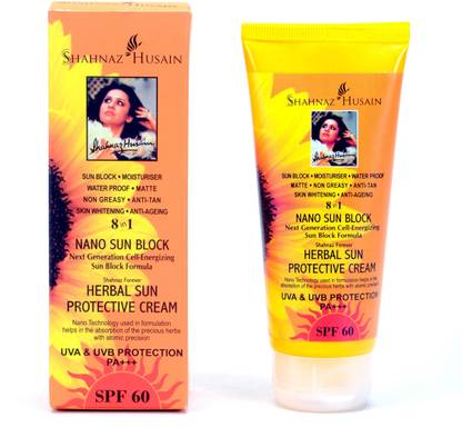 Shahnaz Husain Sunscreen - SPF 50 PA+++ Nano Sun Block