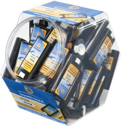 Beyond Coastal Sunscreen - SPF 50 PA+ Coastal Active Face Stick SPF 30 0.5-Ounce (45 Count Bucket)