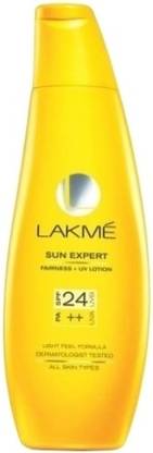 Lakmé Sunscreen - SPF 50 PA++ Sun Expert Fairness + UV Lotion