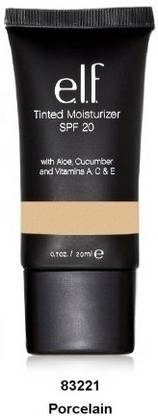 Elf Sunscreen - SPF 50 PA+ Studio Tinted Moisturizer 83221 Porcelain