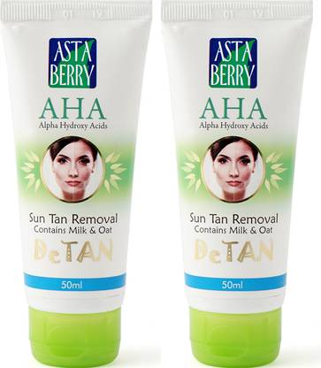 ASTABERRY Sunscreen - SPF 50 PA+ Detan Removal Pack of 2