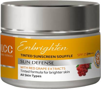 VLCC Sunscreen - SPF 25 PA+++ Enbrighten Tinted Sunscreen Souffle