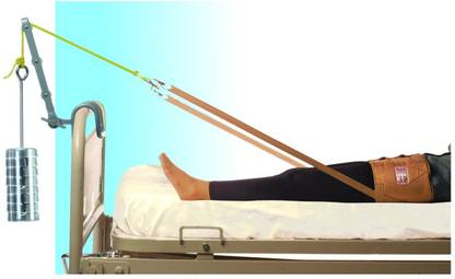 VISSCO Pelvic Traction Kit With 8 Kgs Weights UN Back / Lumbar Support