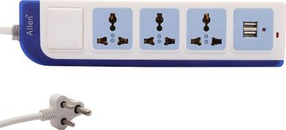 ALLEN Surge Protector 3  Socket Extension Boards