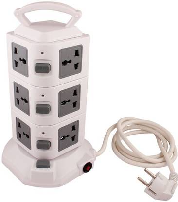 SPEED Tower Spike Guard 3 Floor With 2 Usb AC Plug 11  Socket Extension Boards