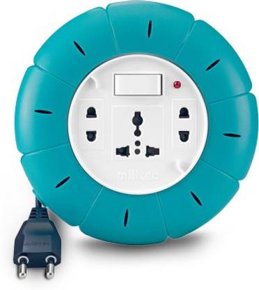 Milltec 2 Pin Goal Extension Box (5 Mtr Wire) 3  Socket Extension Boards