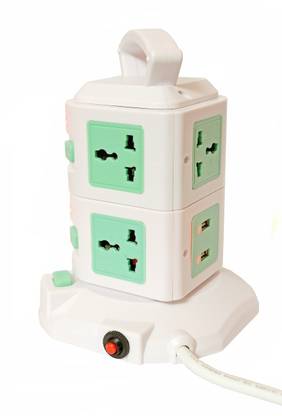 SSI Vertical Socket Board With USB Port 8  Socket Extension Boards