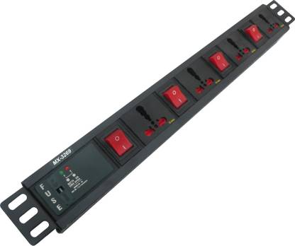 MX 4 Sockets 15 AMPERES Spike buster with Universal Socket and 1.5 Meters power cable 4  Socket Extension Boards