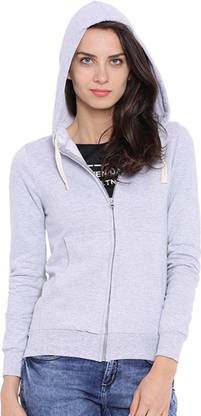 CAMPUS SUTRA Full Sleeve Solid Women Sweatshirt
