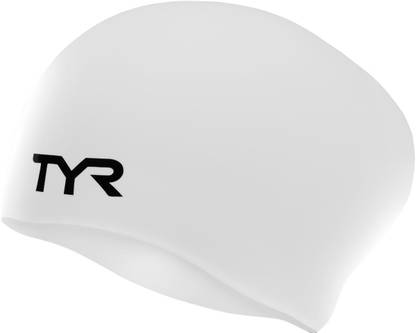 TYR LONG HAIR SILICON Swimming Cap