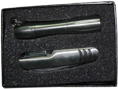 Power Plus Swiss Knife With Torch 9 Function Multi Utility Swiss Knife