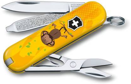 Victorinox Original Classic, Limited Edition, "3 Wise Monkeys" 7 Multi-utility Knife