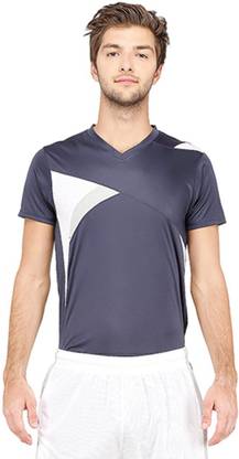 CAMPUS SUTRA Solid Men Round Neck Blue T-Shirt