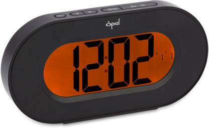 Opal Digital Black Clock