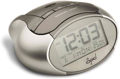 Opal Digital Grey Clock