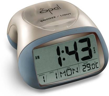 Opal Digital Grey, Blue Clock