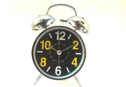 UDee Analog Double Twin Bell Alarm Metal Loud Sound Clock