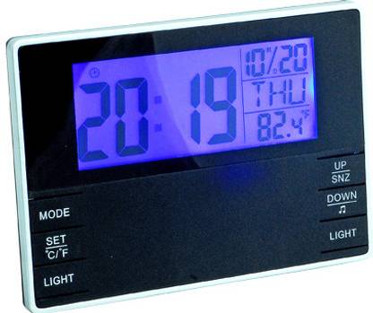 Aptron Digital Black Clock