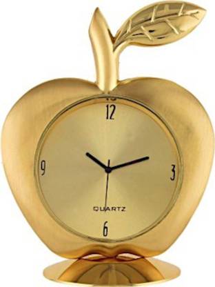 Mayas Natural Analog Gold Clock