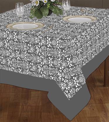 AIRWILL Damask 6 Seater Table Cover