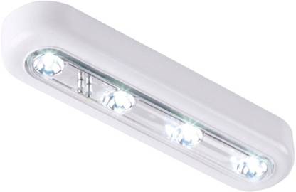 OXYLED t-01 Diy Stick-On Anywhere 4-Led Touch Tap Light Push Light Night Lamp