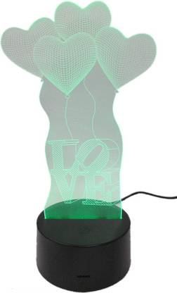 HI Four Hearts Table Lamp