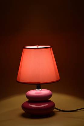 eCraftIndia Elegant Pink Table Lamp