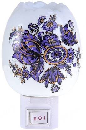 APTRON Fragrant Porcelain Small Ceramic Night Light Set Table Lamp