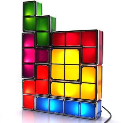 Excluzy Tetris Stackable Night Table Lamp