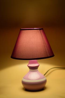 एक्राफ्टिंडिया Elegant Purple टेबल लैम्प