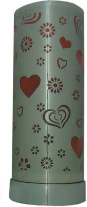 abee Red Cute Tube Shape Heart Design Touch Sensor Fragrance Table Lamp
