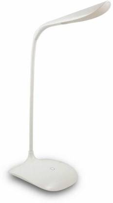 GLITZ Desk, Rechargeable Battery Back Up To 4 Hours, Super Bright 14 Led (White) Table Lamp