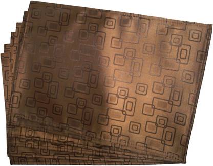 Ritwik Brown Rexin Table Linen Set