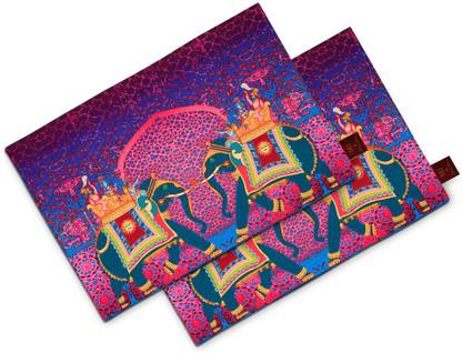 SEJ BY NISHA GUPTA Rectangular Pack of 2 Table Placemat