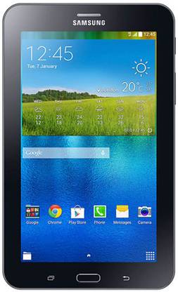 SAMSUNG Galaxy Tab 3 V T116 Single Sim Tablet 1 GB RAM 8 GB ROM 7 inch with 3G Tablet (EBONY BLACK)
